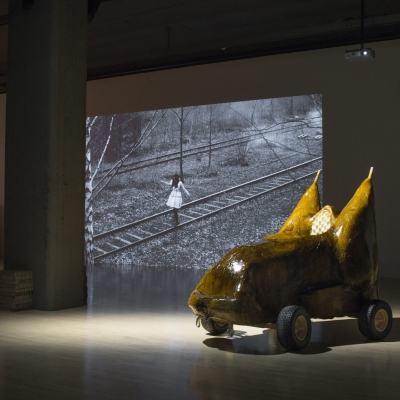 Ausstellungsansicht, Kunstbau / Lenbachhaus, München, 2019, Foto © Leonie Felle