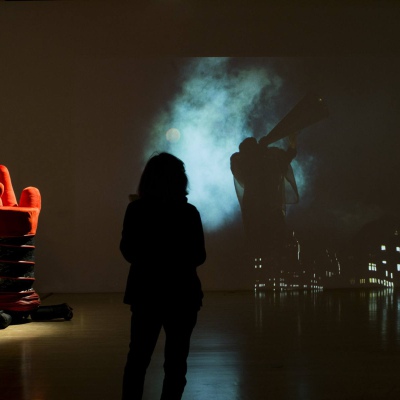 Ausstellungsansicht, Kunstbau / Lenbachhaus, München, 2019, Foto © Leonie Felle