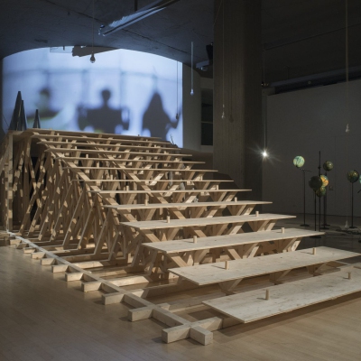 Ausstellungsansicht, Kunstbau / Lenbachhaus, München, 2019, Foto © Leonie Felle