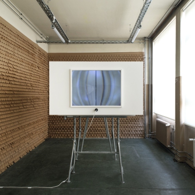 Ausstellungsansicht PREKÄROTOPIA, A.K.T; Pforzheim, 2020, Foto©Leonie-Felle