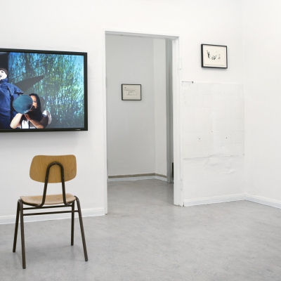 Ausstellungsansicht PREKÄROTOPIA, A.K.T; Pforzheim, 2020, Foto©Leonie-Felle