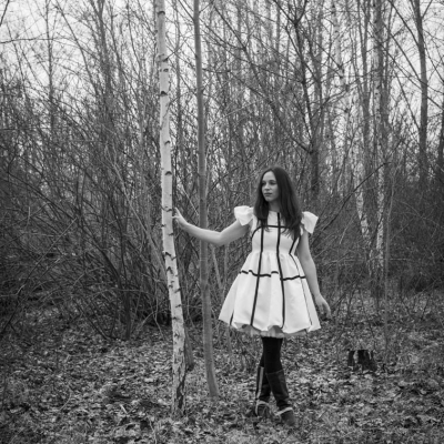 Leonie Felle als Poupée, making of Prekärotopia FILM, Foto © Hagen Keller