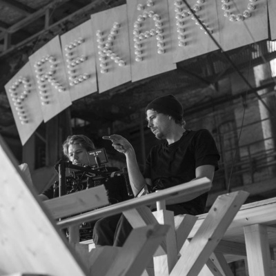 Felix Press und Adrian Campean, Making of Prekärotopia FILM, Foto © Hagen Keller, 2019