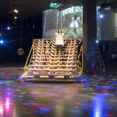 Generalprobe Performance, Kunstbau / Lenbachhaus, 2019, Foto © Hagen Keller